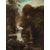 W. Miller (British, fine XIX sec.) - Paesaggio boschivo con ruscello.