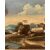 Francesco Tironi (Venezia 1745 - Venezia 1797) - Paesaggio veneto con pastori e armenti.