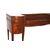 Grande credenza sideboard inglese stile Vittoriano del 1800 in mogano e piuma di mogano