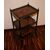 Etagere tavolino francese in ebano e radica del 1800 stile Napoleone III