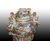 Spettacolare grande vaso centrotavola in porcellana Dresda riccamente decorata