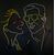 "Meet" / Intesa - opera luminosa a neon
