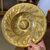Antico piatto maiolica a Lustro oro  Ulisse Cantagalli fine 800  .Dipinto Moresco . Firenze cm 26