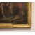 Olio su tela italiano del 1700 raffigurante personaggi all'aperto