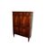 Secretaire francese di fine 1700 stile Luigi XVI in legno di noce Fiammato