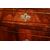 Secretaire francese di fine 1700 stile Luigi XVI in legno di noce Fiammato