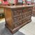 Antico Canterano – cassettone  Emiliano  Bolognese XVII sec . Cassetti bugnati . noce . Mis 143 x 60 . h 95