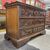 Antico Canterano – cassettone  Emiliano  Bolognese XVII sec . Cassetti bugnati . noce . Mis 143 x 60 . h 95