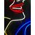 "Meet" / Intesa - opera luminosa a neon