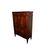 Secretaire francese di fine 1700 stile Luigi XVI in legno di noce Fiammato