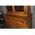 Antica credenza doppio corpo toscana pioppo massello XIX sec . restaurata naturale .Dispensa mis 125 x 50 . h 203