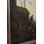Antico dipinto olio su tela fiammingo epoca XIX sec . Grande qualità scena rurale campestre. Mis 96 x 64 