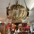 Antico lampadario vetro Murano  Vittorio Zecchin Liberty anni 30 Mis H 95 .