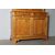 Antica credenza doppio corpo toscana pioppo massello XIX sec . restaurata naturale .Dispensa mis 125 x 50 . h 203