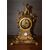 Orologio in bronzo del 1800 con medaglione in porcellana di sevres