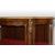 Vetrina francese stile Luigi XV del 1800 con intarsi e bronzi