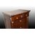 Comoncino francese stile Impero del 1800 in legno di mogano con marmo e bronzi