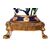 Coppia di bellissimi grandi vasi in porcellana francese di Limoges di inizio 1900 con bronzi