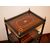 Etagere tavolino francese in ebano e radica del 1800 stile Napoleone III