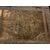AL322 - Porta-legna rivestito in lamierino sbalzato, epoca '800, misure cm L 61 x P 44 x H 52