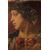 Doppio ritratto recto e verso, olio su tela XIX sec. firmato Minozzi