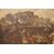 Coppia di oli su tela italiani del 1600 raffiguranti Battaglia