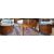 Credenza semicircolare stile decò H 152 - 140 x 50