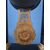 Orologio Impero in bronzo dorato e legno ebanizzato