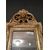 Piccola specchiera italiana del 1800 in legno dorato ed intagliato