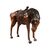 Cavallo giocattolo rivestito cuoio. Italia, XX sec.