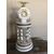Orologio circolare in marmo bianco stile Impero francese del 1800