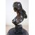 Bronzo firmato, busto di giovane donna secolo XX PREZZO TRATTABILE
