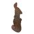 Scultura raffigurante Ninfa in terracotta