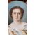 DIPINTO PASTELLO OVALE CON GIOVANE DONNA META’ XIX SECOLO 
