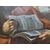 San Girolamo con libro olio su tela Post caravaggesco del Sec. XVII