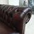 Poltrona chesterfield club marrone nuova inglese originale 