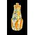 Fiasca scalda-mani in maiolica a forma di cane ( o leone).Ariano Irpino.