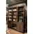 LIB161 - N. 3 librerie Decò simili con profili laccati, misure cm L 217 x H 260 x P 40