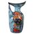 Vaso in ceramica decorata a smalto anni '60 PREZZO TRATTABILE