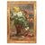 QUADRI ANTICHI, ART DECO, NATURA MORTA CON FIORI DI CRISANTEMI, OLIO SU TELA, XX SECOLO. (QF653)