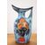 Vaso in ceramica decorata a smalto anni '60 PREZZO TRATTABILE