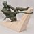 ANTICHE SCULTURE IN ANTIMONIO, MAX LE VERRIER, GUERRIERO, ART DECO, SCULTORE FRANCESE. (STAN92)