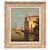 DIPINTI ANTICHI, QUADRI VEDUTA DI VENEZIA E GONDOLA, PITTURA AD OLIO SU TELA, XX SECOLO. (QPVE652)