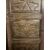 PTIR363 - Porta in noce scolpita, epoca '700, misure cm L 80 x H 175 x P 3,5