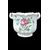 Vaso cache-pot in maiolica con decoro alla rosa.Strasburgo.