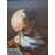 San Girolamo con libro olio su tela Post caravaggesco del Sec. XVII