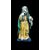 Scultura in maiolica raffigurante filosofo con pergamena.Manifattura Chigi.San Quirico d’Orcia.