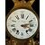 " GARNITURE " COMPOSTA DA OROLOGIO CON CANDELIERI IN BRONZO DORATO 