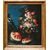 Angelo Zani, noto anche come “Monogrammista A.V.” (Attivo nella prima metà del XVIII secolo, Pisa), Nature morte di fiori con anguria e volatili
