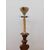 Candeliere da terra in legno dorato-candelabro barocco-fine '800-lampada